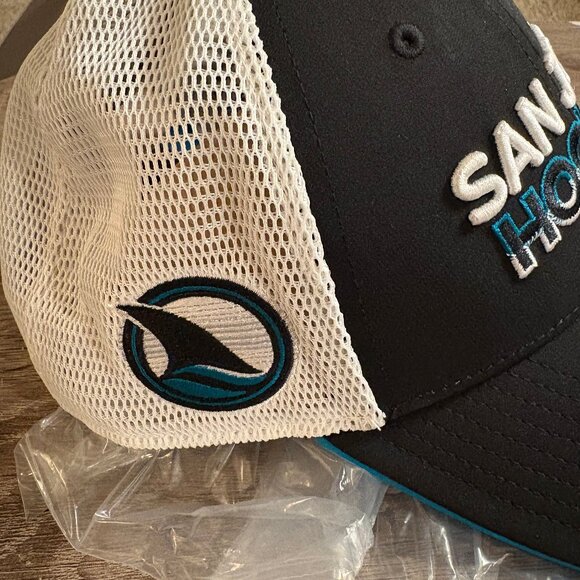 San Jose Sharks Fanatics Black Alternate Authentic Pro Snapback Hat - Picture 3 of 4
